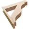Ekena Millwork 8-in W x 38-in D x 38-in H Funston Block Rough Cedar Woodgrain TimberThane Outlooker, Primed Tan OUTUR080X38X38FST44RCPR - alternate 3